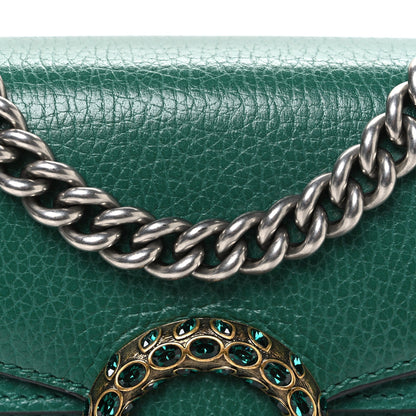 Calfskin Mini Dionysus Shoulder Bag Emerald