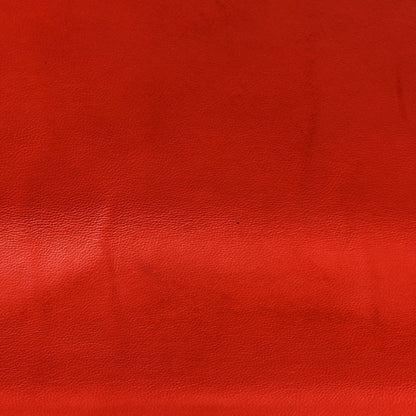 Lambskin Quilted Maxi Single Flap Red