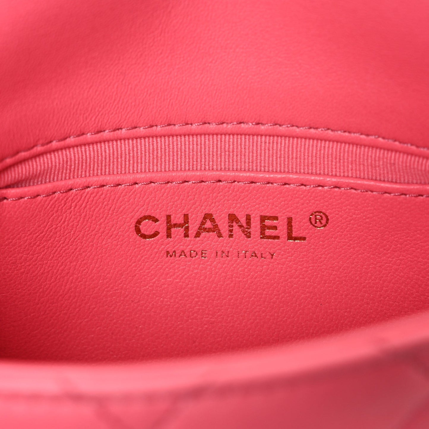 Lambskin Quilted Mini Funky Town Flap Pink