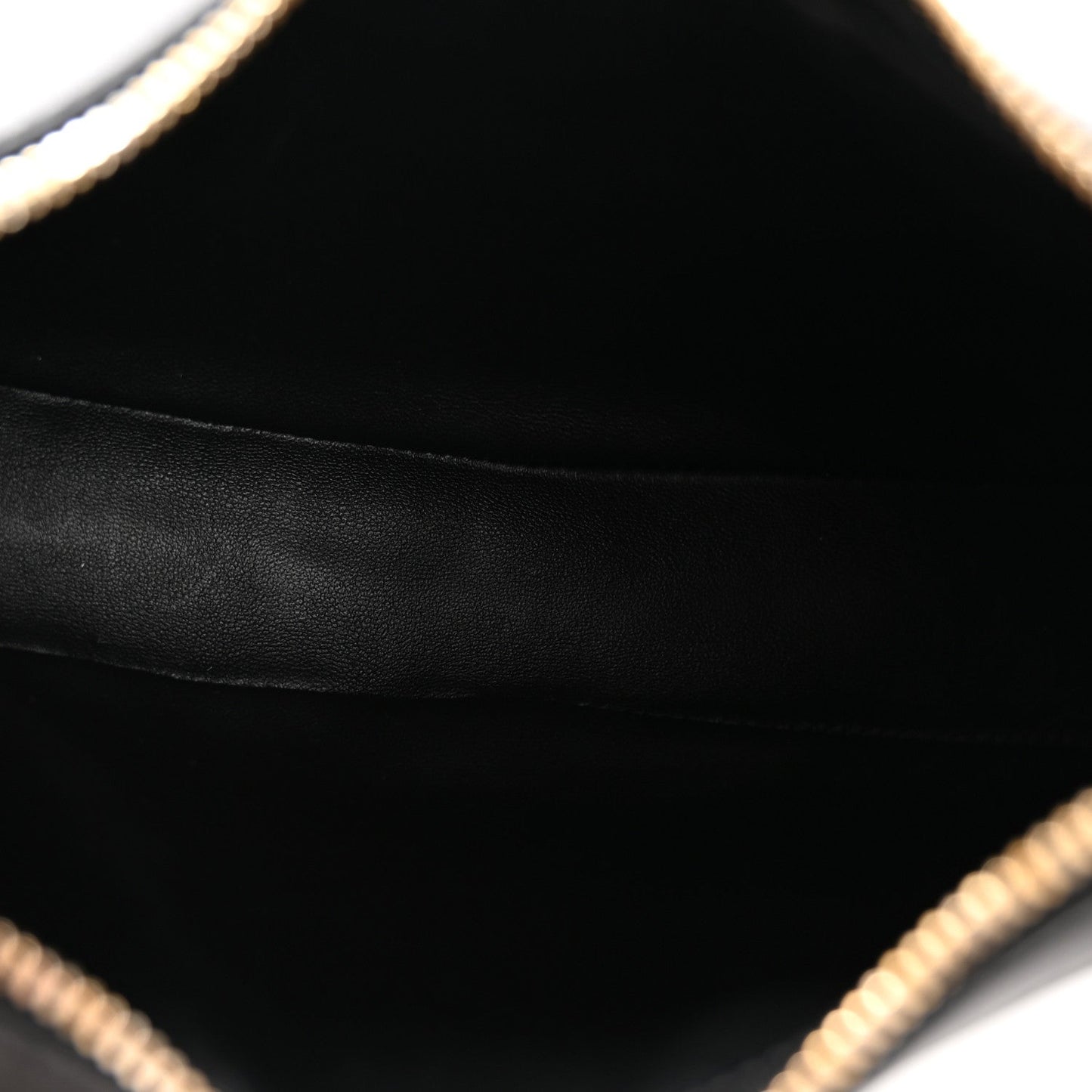 Smooth Calfskin Hula Hoop Shoulder Bag Black