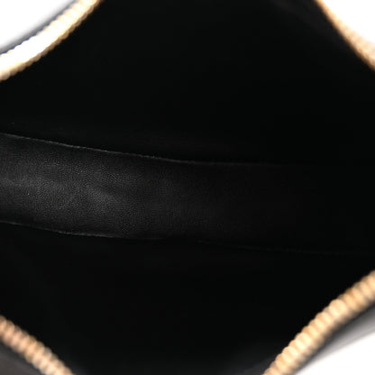 Smooth Calfskin Hula Hoop Shoulder Bag Black