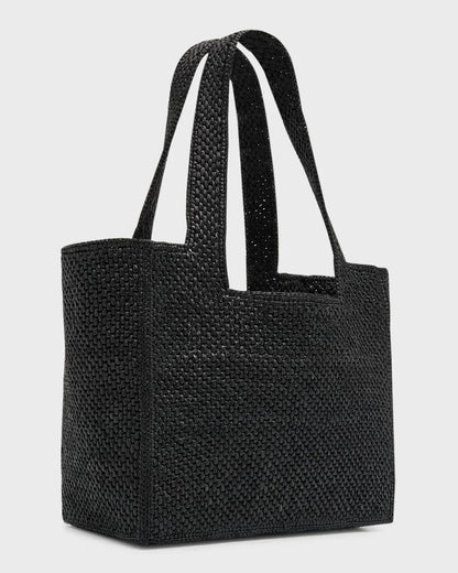 SAINT LAURENT Hobo YSL Shoulder Bag in Raffia