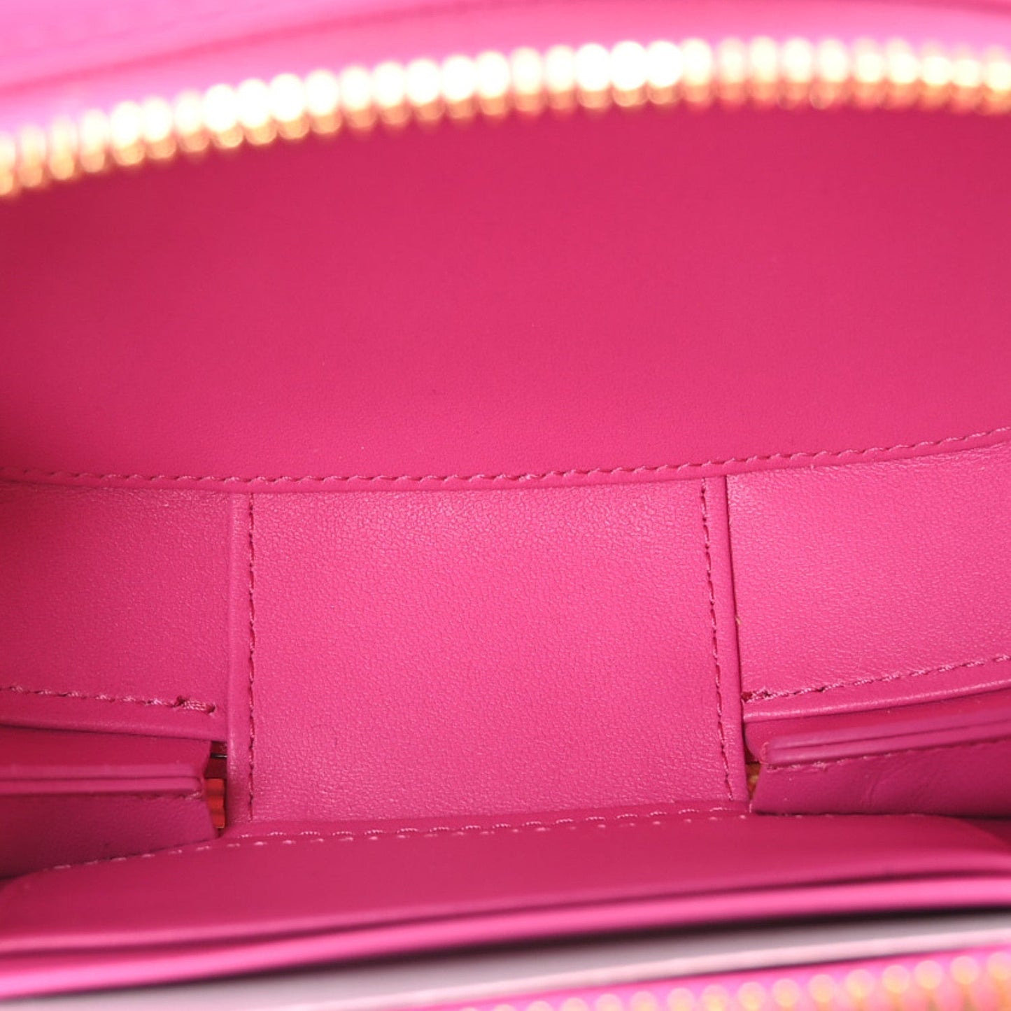 Calfskin CD Signature Oval Crossbody Camera Bag Rani Pink