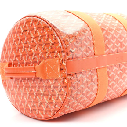 Goyardine Barrel 40 Sports Bag Orange