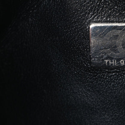 Aged Calfskin Quilted 2.55 Reissue Mini Flap So Black