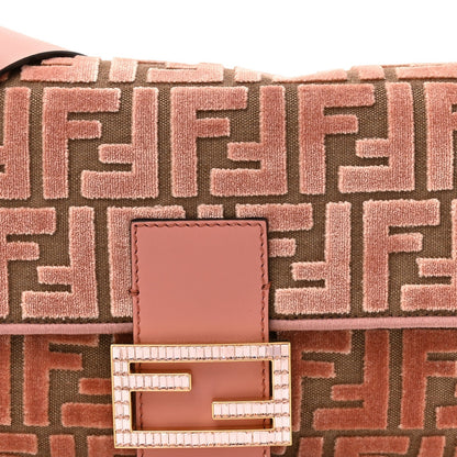 Velvet Jacquard Crystal FF Baguette Macaron