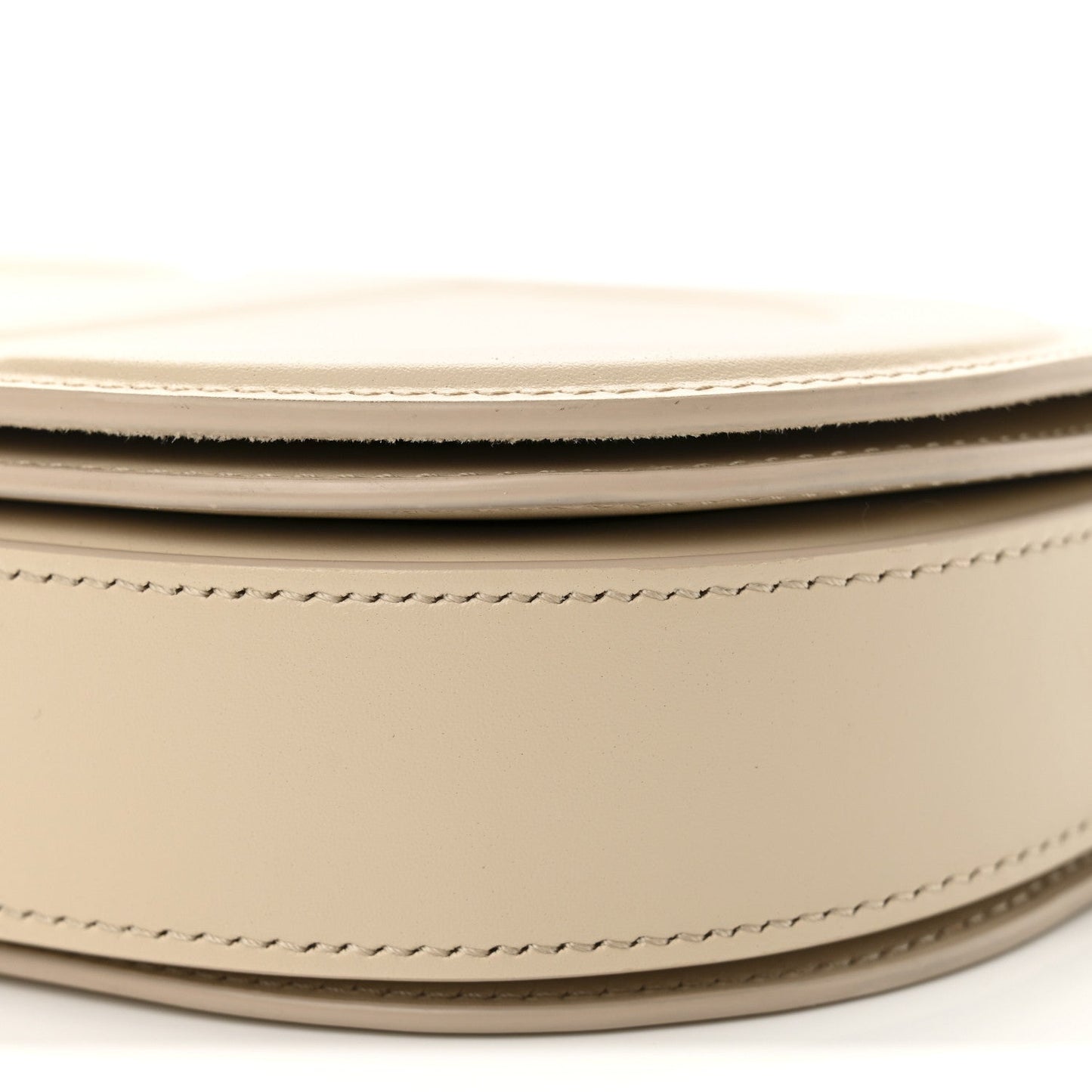 Calfskin CD Signature Flap Crossbody Caramel Beige
