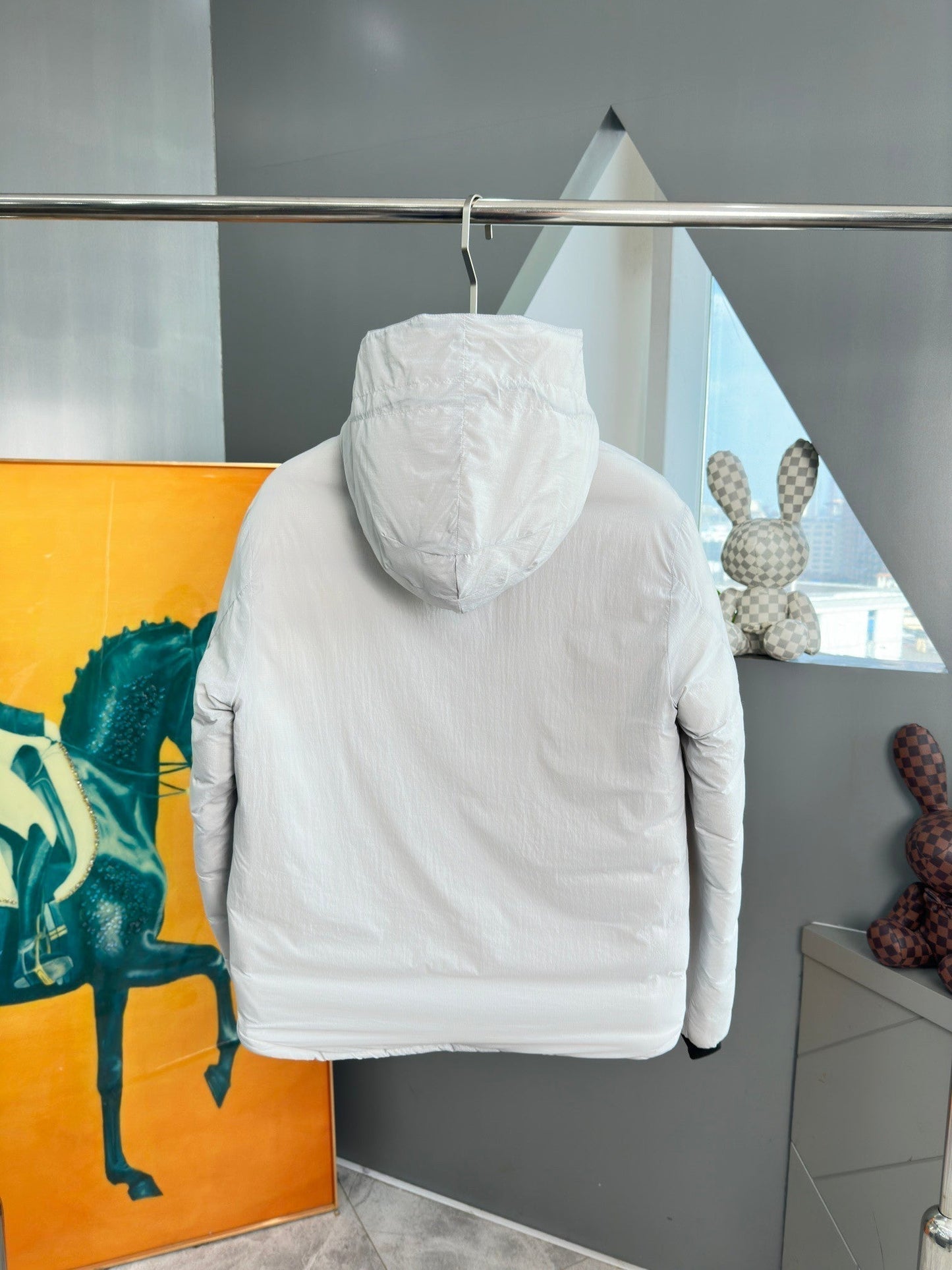C. Goose Jacket White Polyester 0043