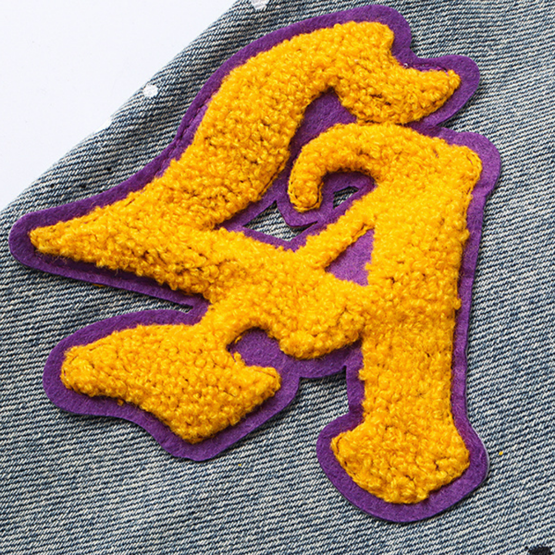 Purple Denim Jacket