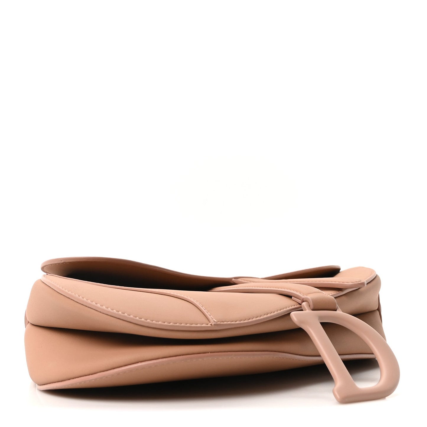 Ultra Matte Calfskin Saddle Bag Blush