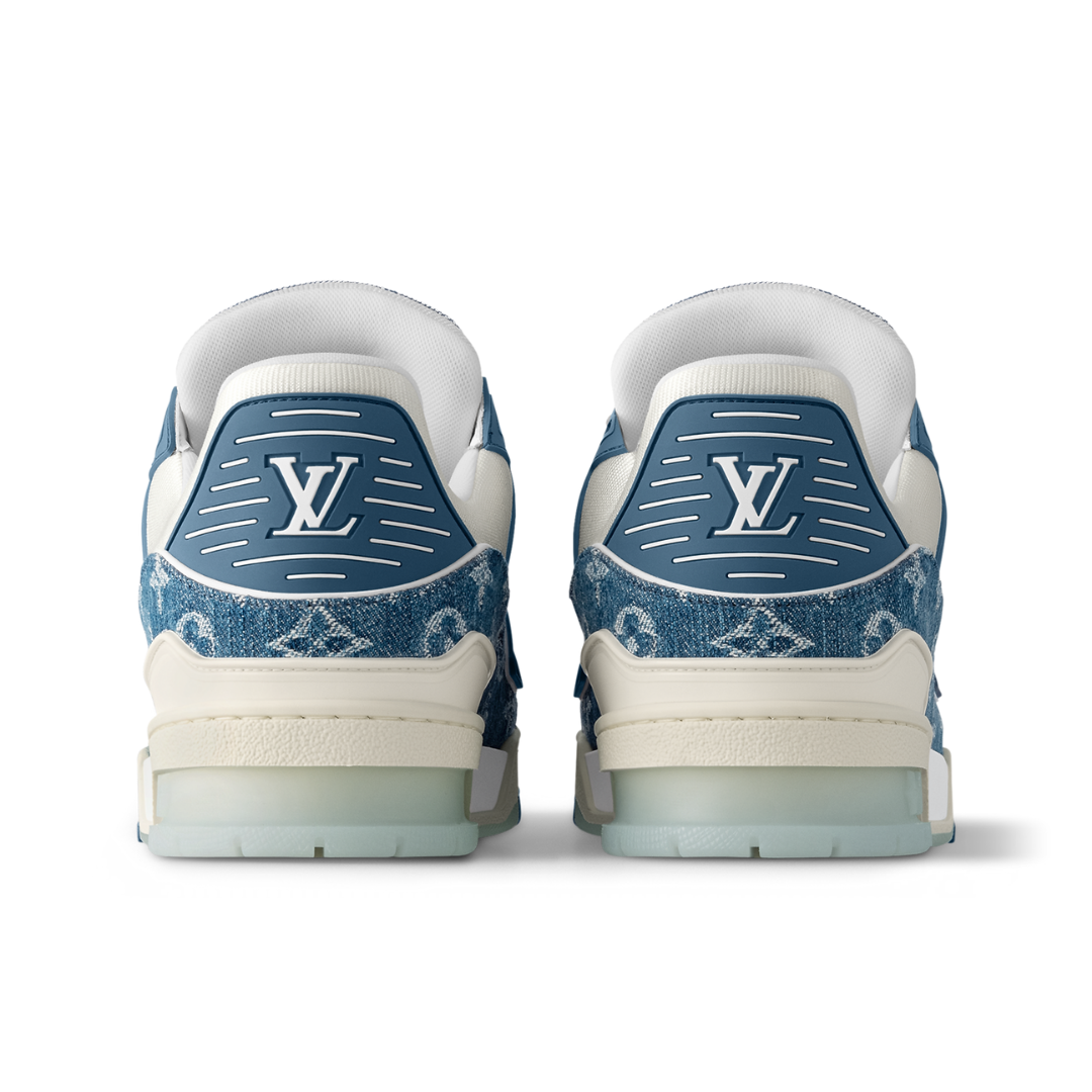 Monogram Denim Blue Trainer