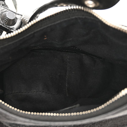 Agneau Arena Le Cagole Shoulder Bag XS Black