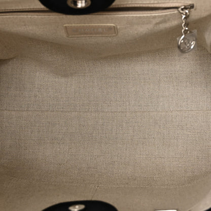 Mixed Fibers Small Deauville Tote Black