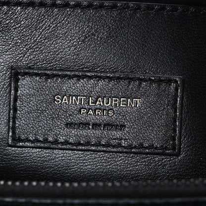 Grain De Poudre Medium West Hollywood Monogram Fold-Over Bag Black
