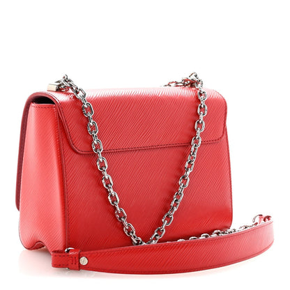 Epi Twist Shoulder Bag MM Coquelicot