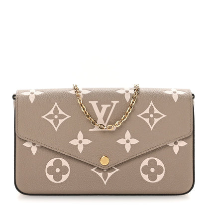 Empreinte Monogram Giant Felicie Pochette Tourterelle Creme