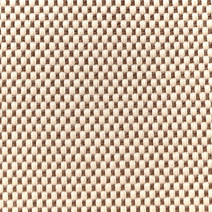 Canvas Calfskin Large Beau Top Handle Bag Naturale Brandy