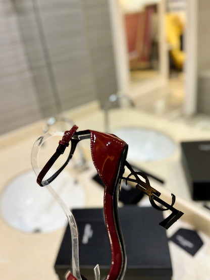 SL OPYUM SANDALS 105 JAM POLISHED CALFSKIN