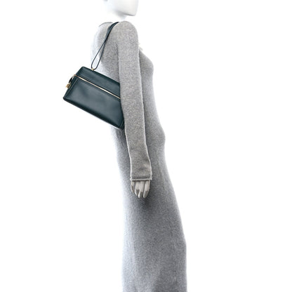 Smooth Calfskin Extra Bag L27 New Petrolio
