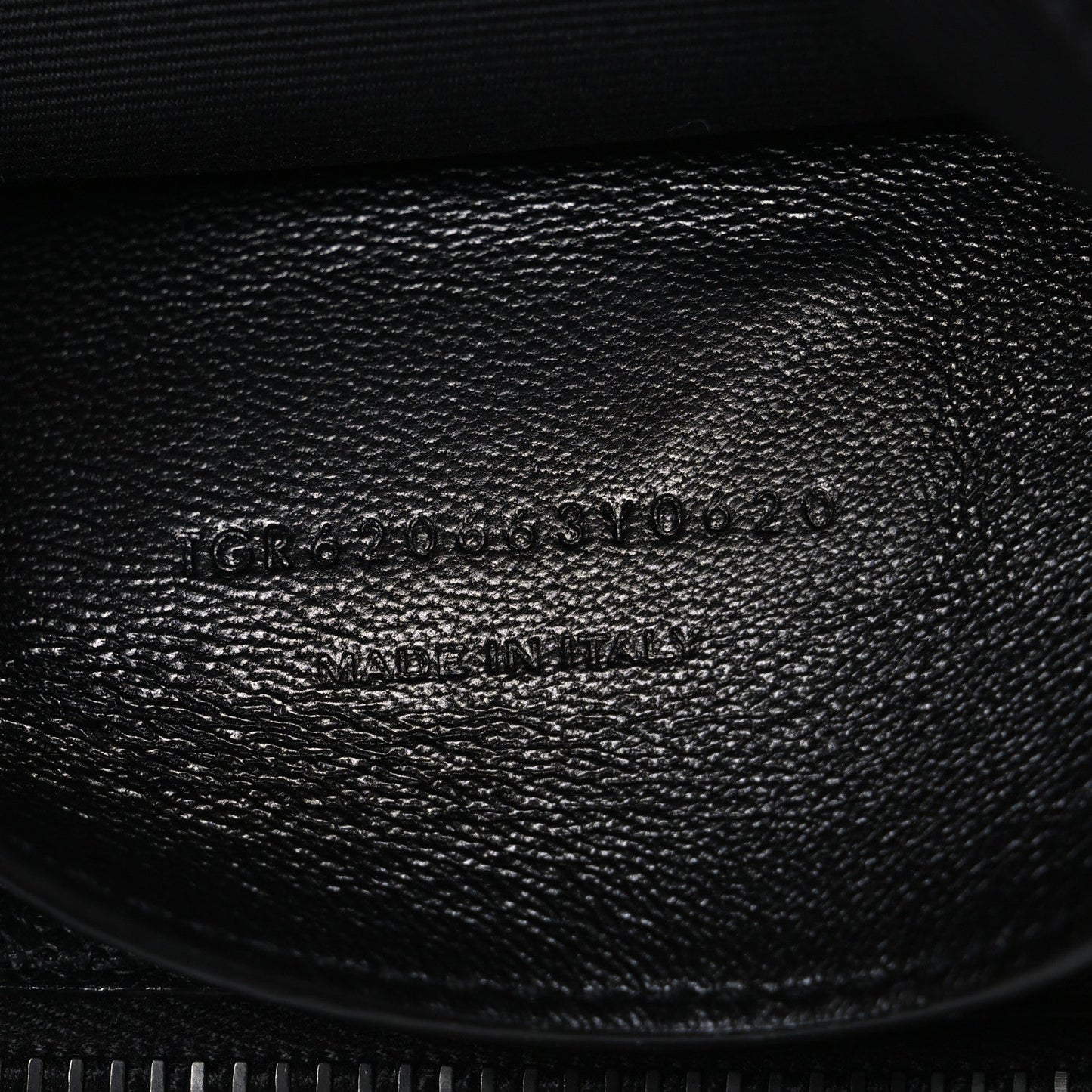 Grain De Poudre Medium West Hollywood Monogram Fold-Over Bag Black
