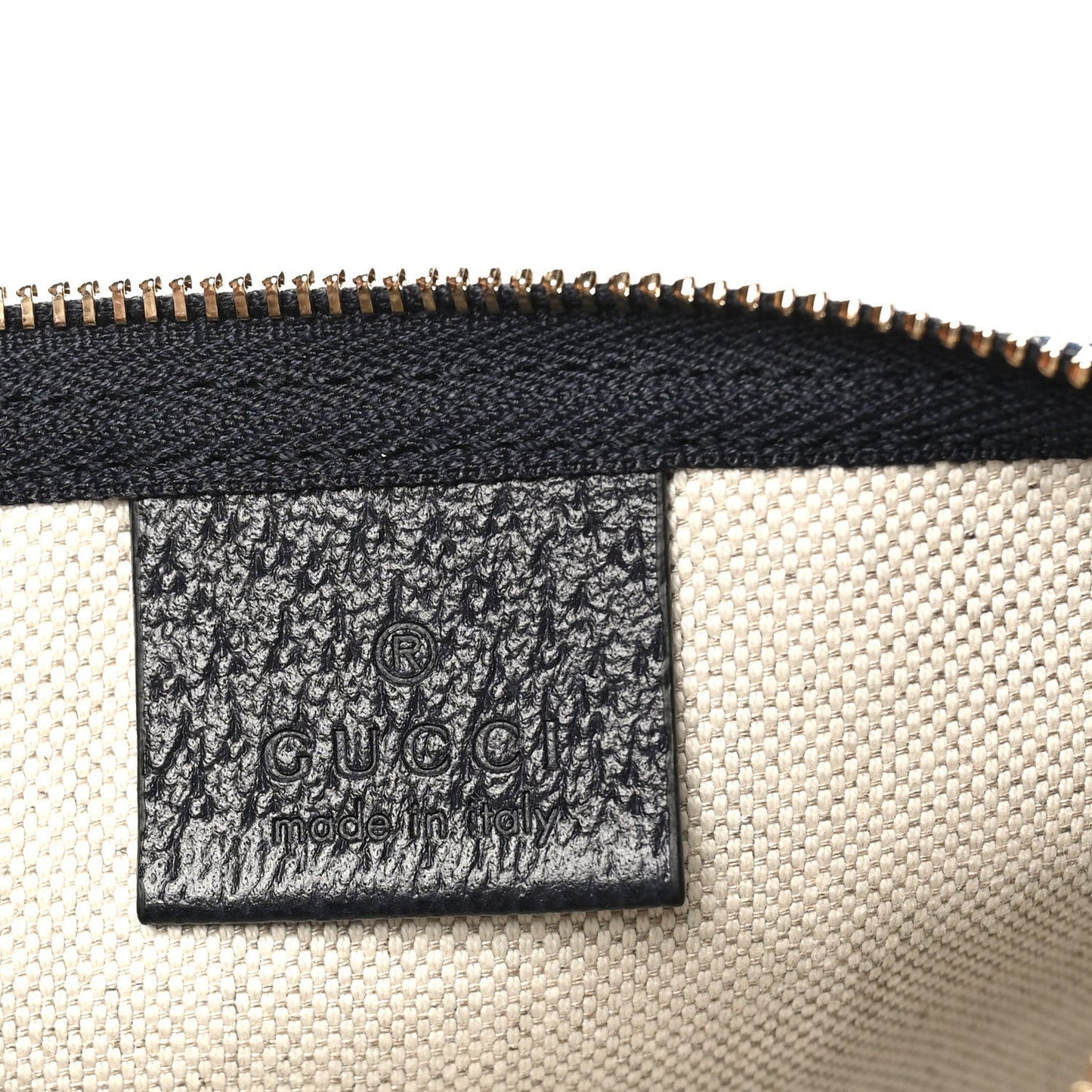 Denim GG Monogram Web Small Giglio Tote Blue White