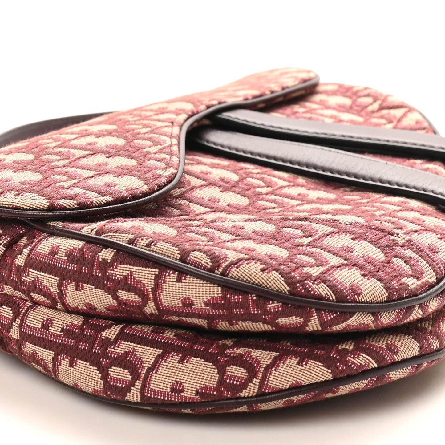 Oblique Saddle Bag Burgundy