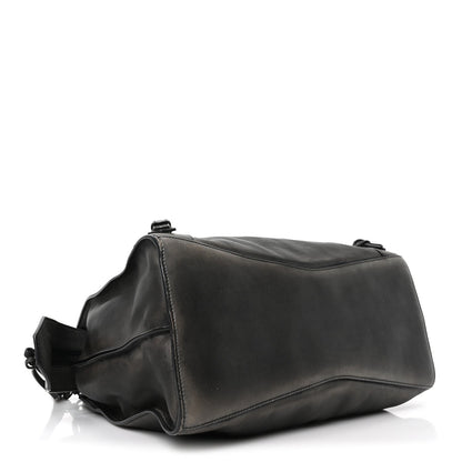 Used Calfskin Black Hardware Neo Classic City Black