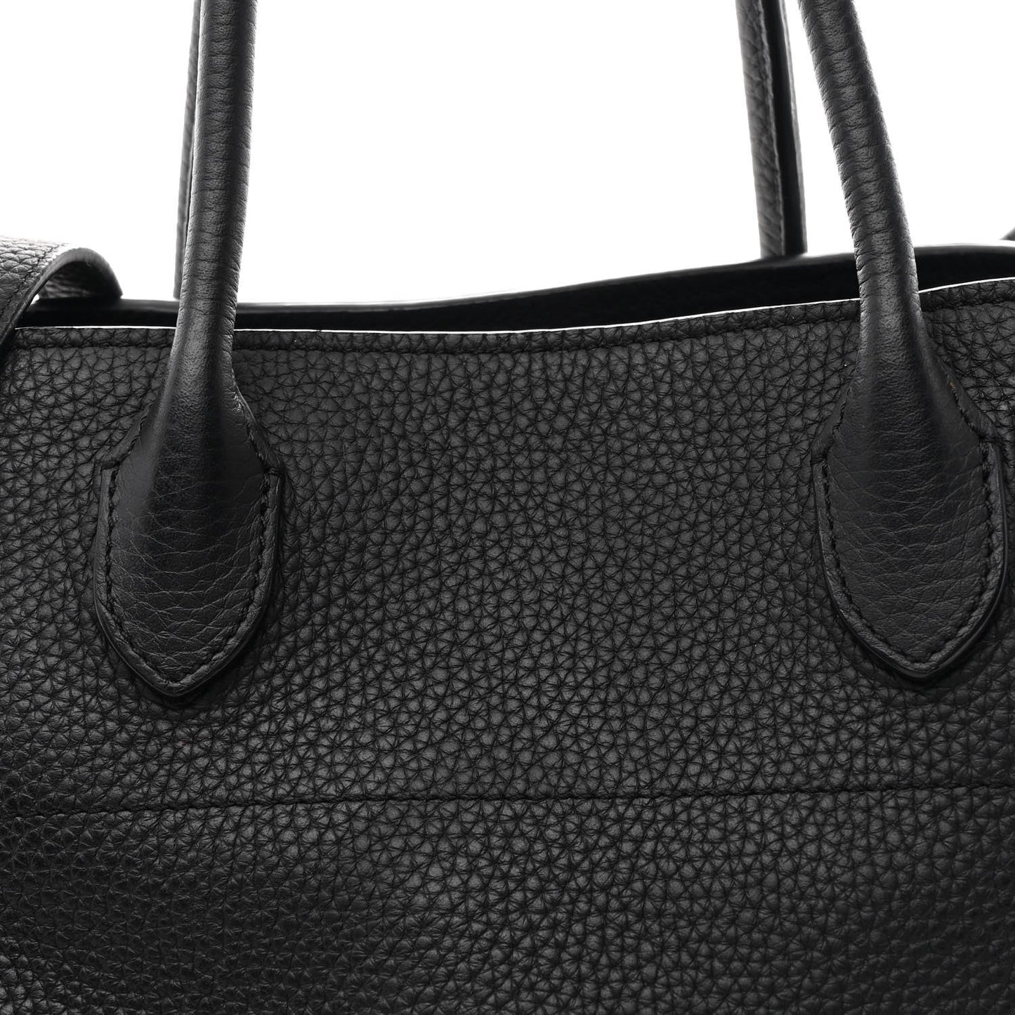 Matte Grained Calfskin Soft Margaux 12 Black