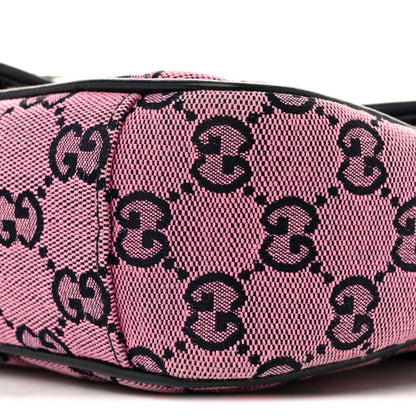 Monogram Multicolor Matelasse Diagonal Small GG Marmont Shoulder Bag Pink Blue