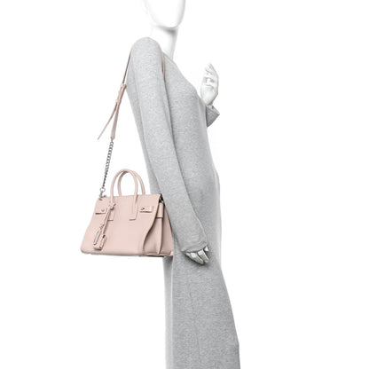 Grained Calfskin Baby Sac De Jour Souple Marble Pink