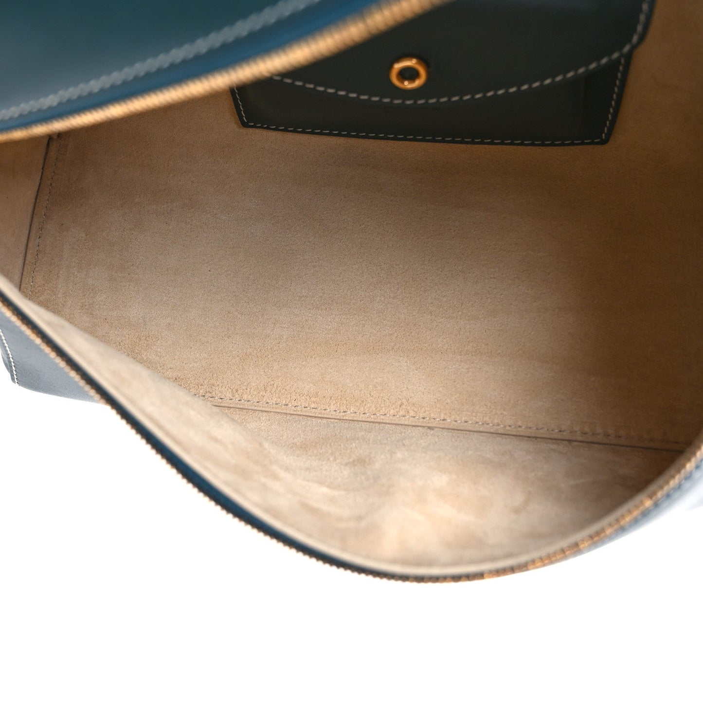Smooth Calfskin Extra Bag L27 New Petrolio