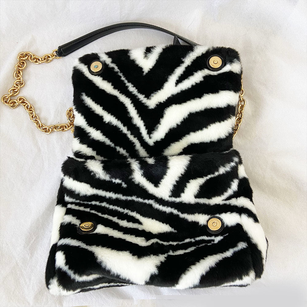 Dolce & Gabbana Fur Sicily Bag