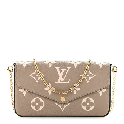 Empreinte Monogram Giant Felicie Pochette Tourterelle Creme
