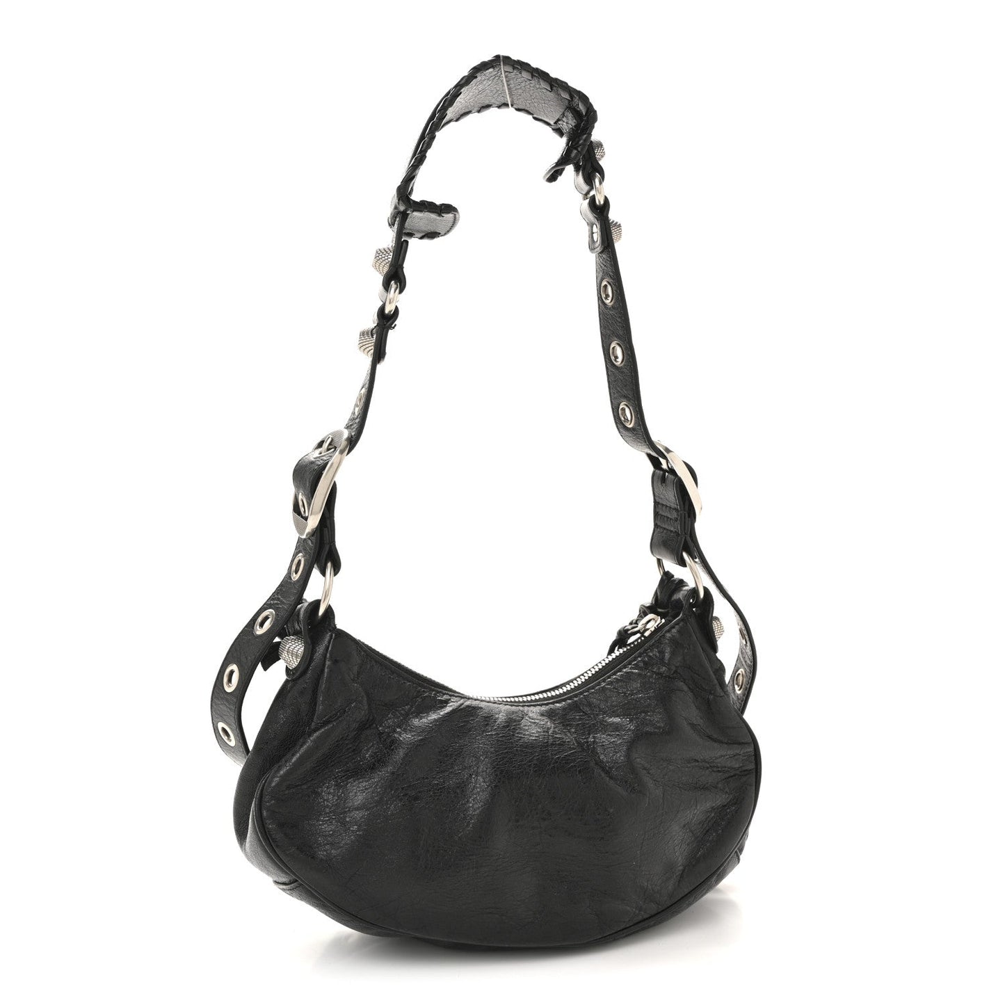 Agneau Arena Le Cagole Shoulder Bag XS Black