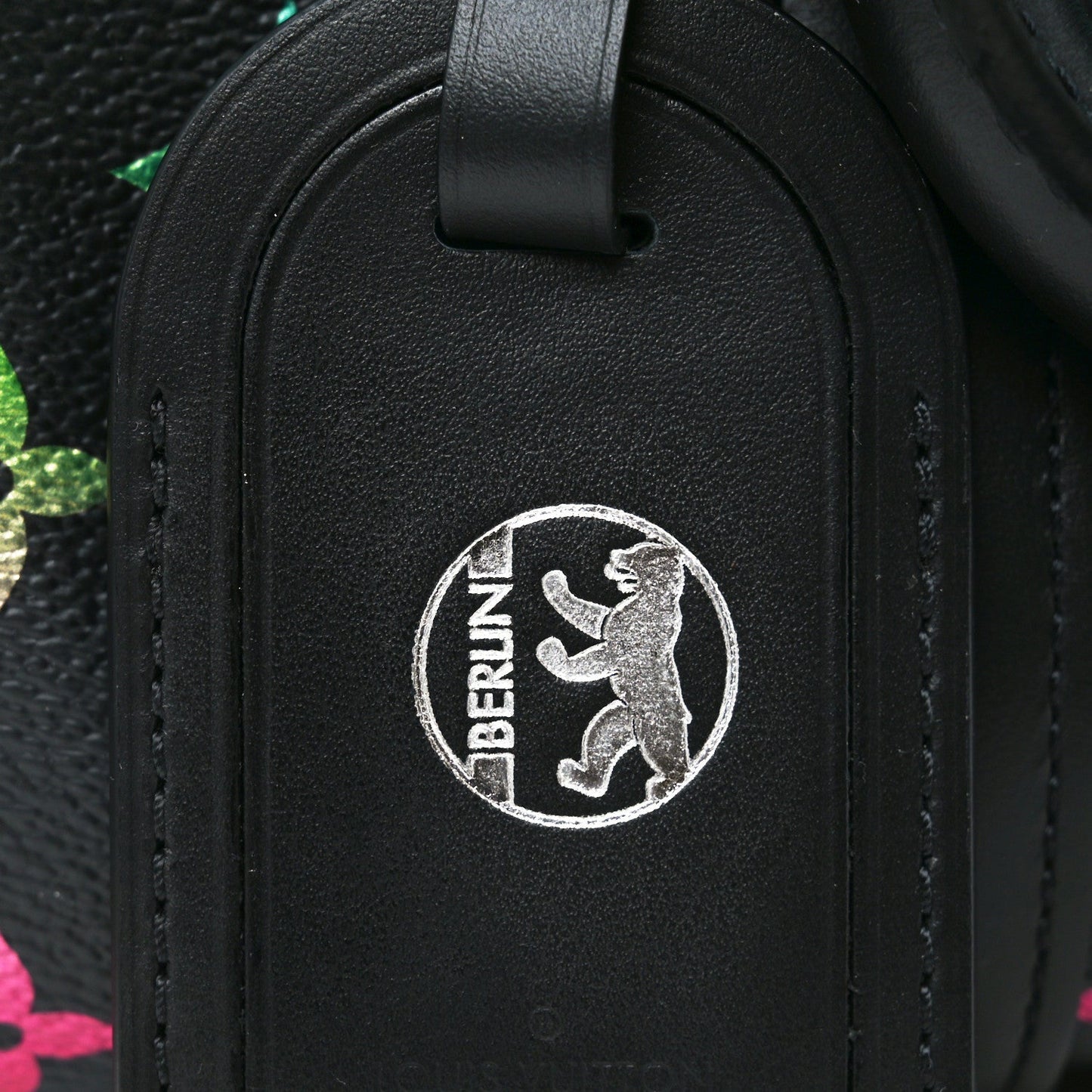 Monogram Iridescent Keepall Bandouliere 25 Black