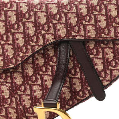 Oblique Saddle Bag Burgundy