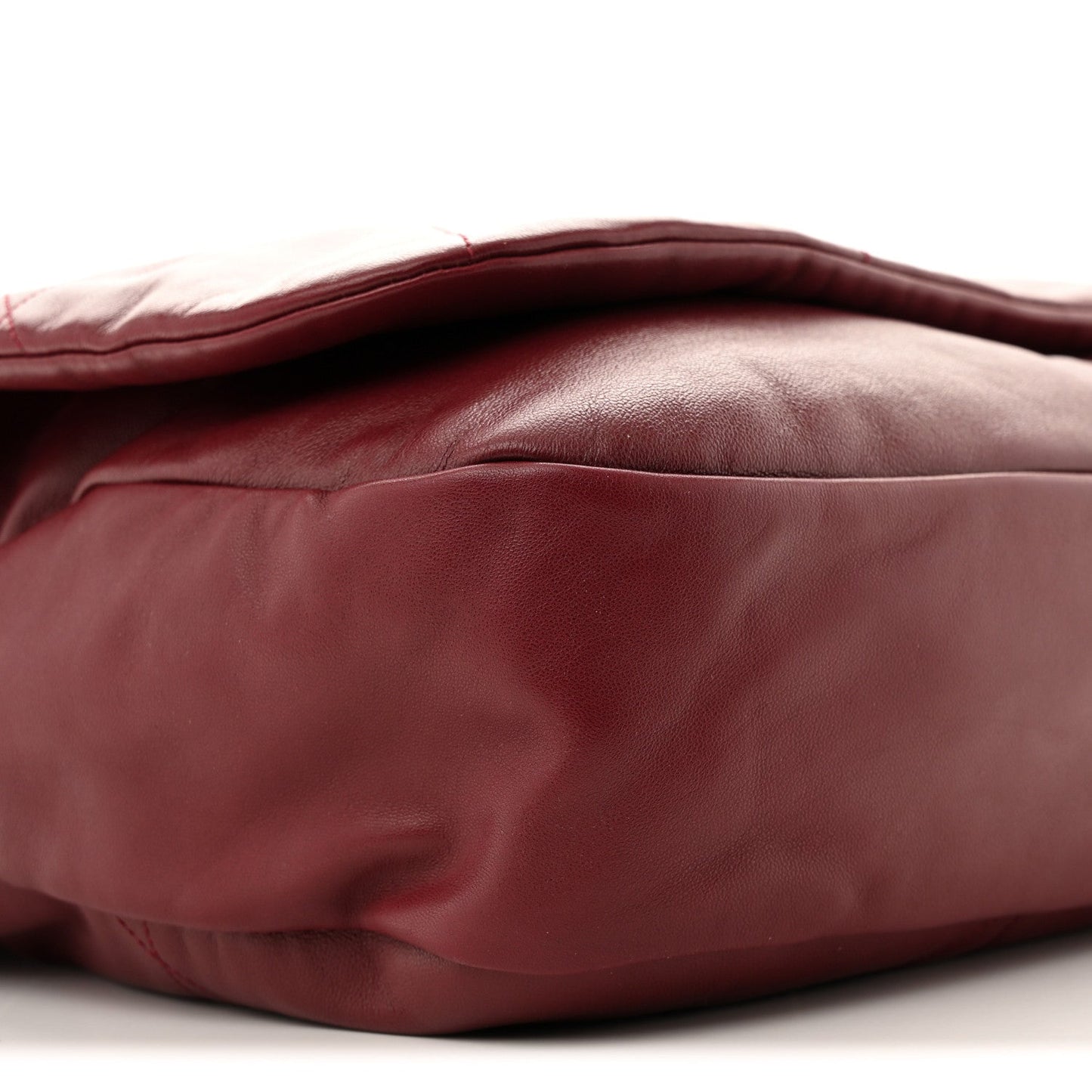 Lambskin Matelasse Monogram Maxi Jamie 4.3 New Dark Bordeaux