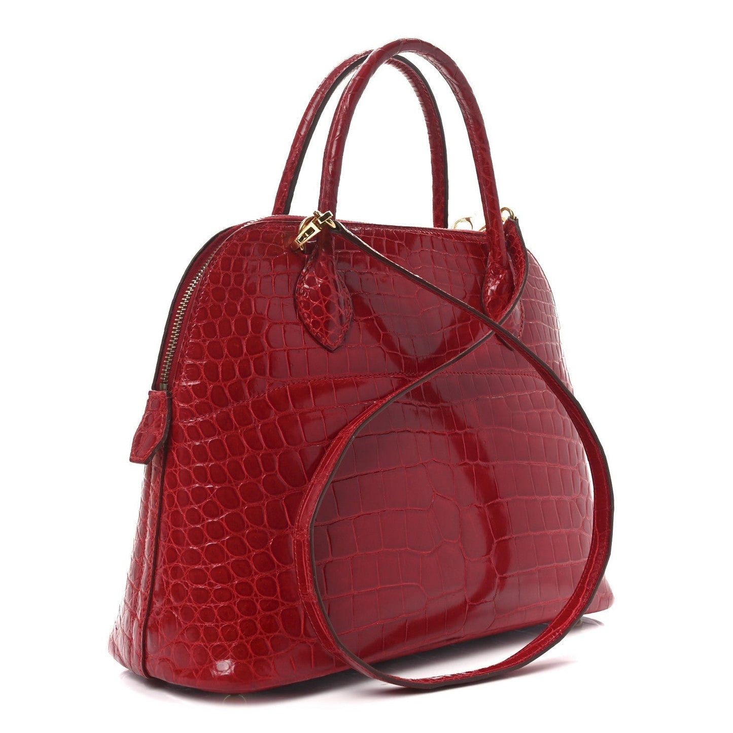 Shiny Porosus Crocodile Bolide 31 Rouge Vif