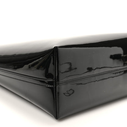 Patent Calfskin Rendez-Vous Hobo Black
