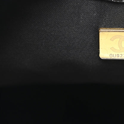 Caviar Quilted Medium Chanel 25 Handbag Black