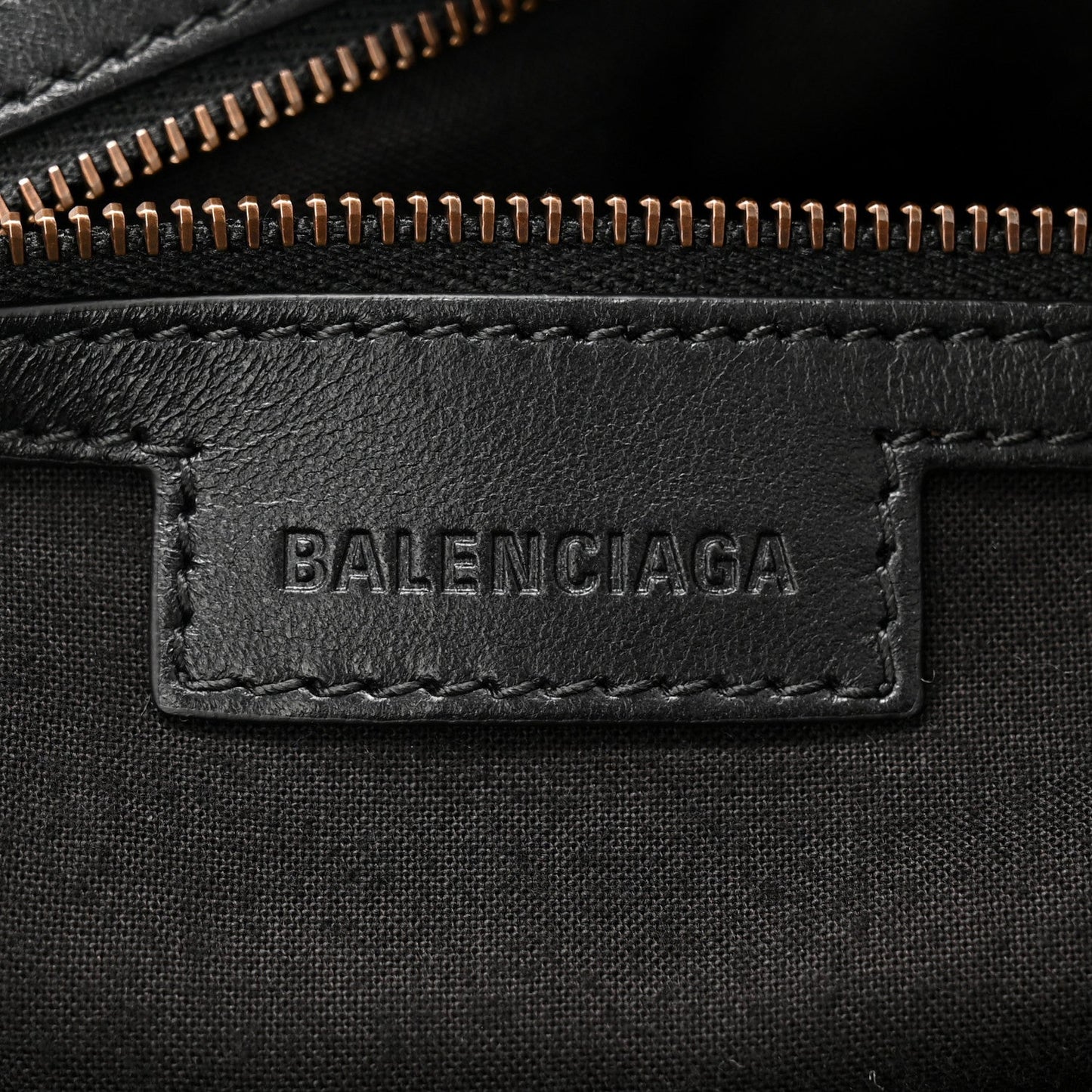 Arena Lambskin Brass Hardware Le City Travel Bag Black