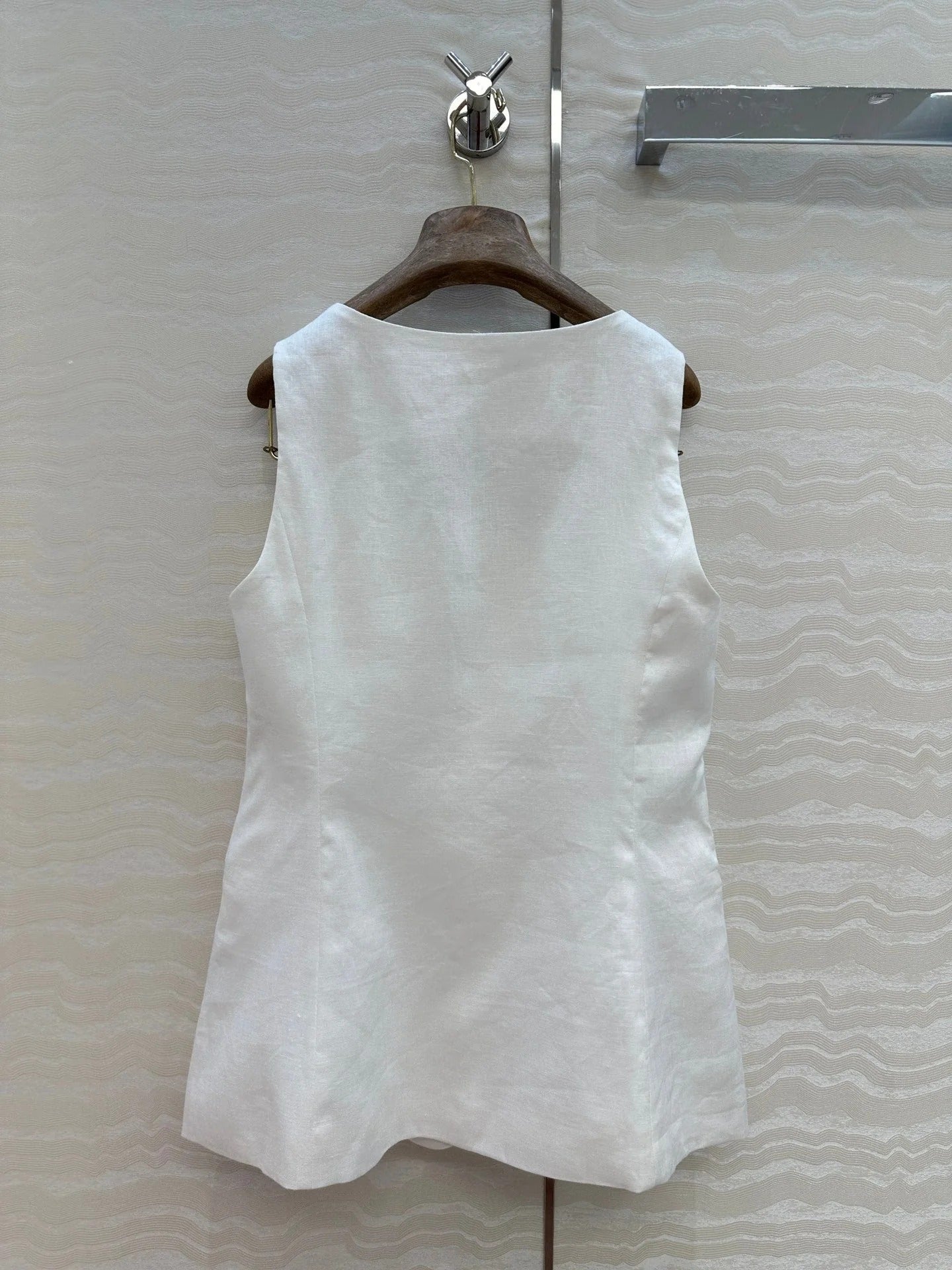 LP SLEEVELESS LINEN BLAZER 272243