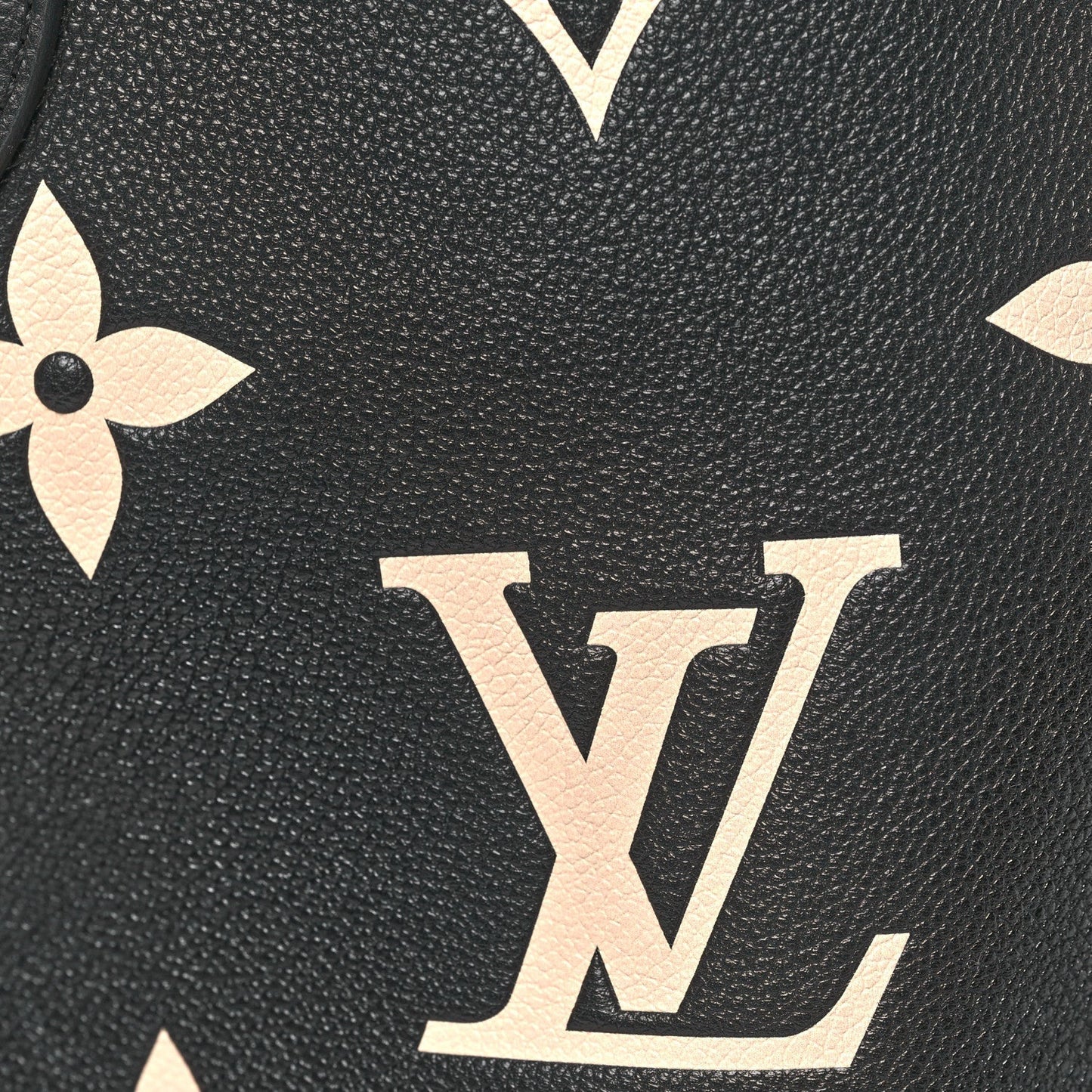 Empreinte Monogram Giant Neverfull MM Black Beige