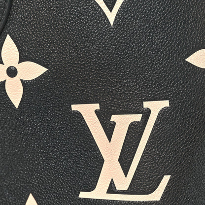 Empreinte Monogram Giant Neverfull MM Black Beige