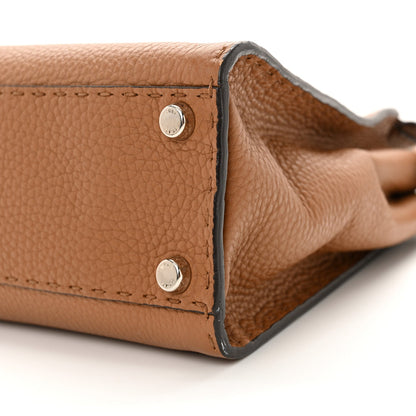 Cuoio Romano Selleria Bi-Color Medium Peekaboo Iconic Satchel Mou Deserto