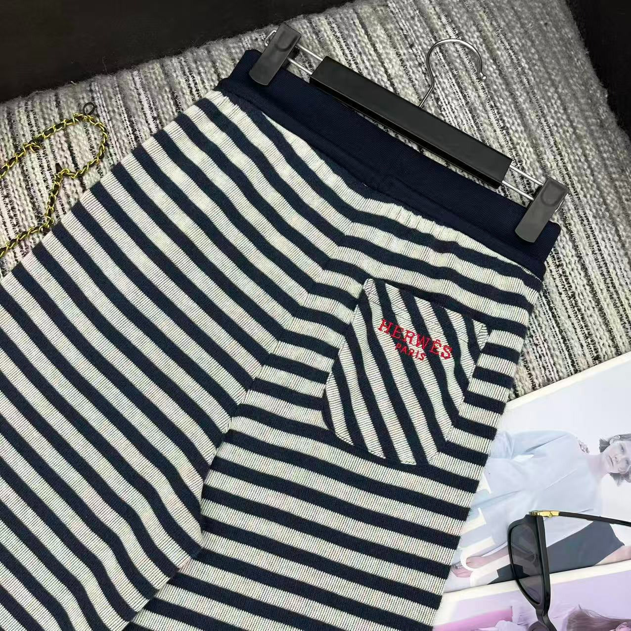 HERMES 25S STRAIGHT-LEG PANTS 125