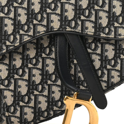 Oblique Saddle Bag Blue