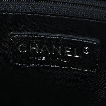 Caviar Quilted Grand Shopping Tote GST Black