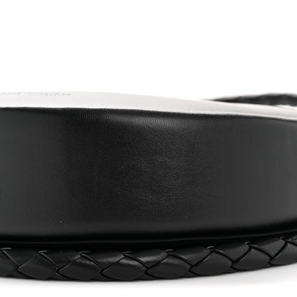 Smooth Calfskin Hula Hoop Shoulder Bag Black