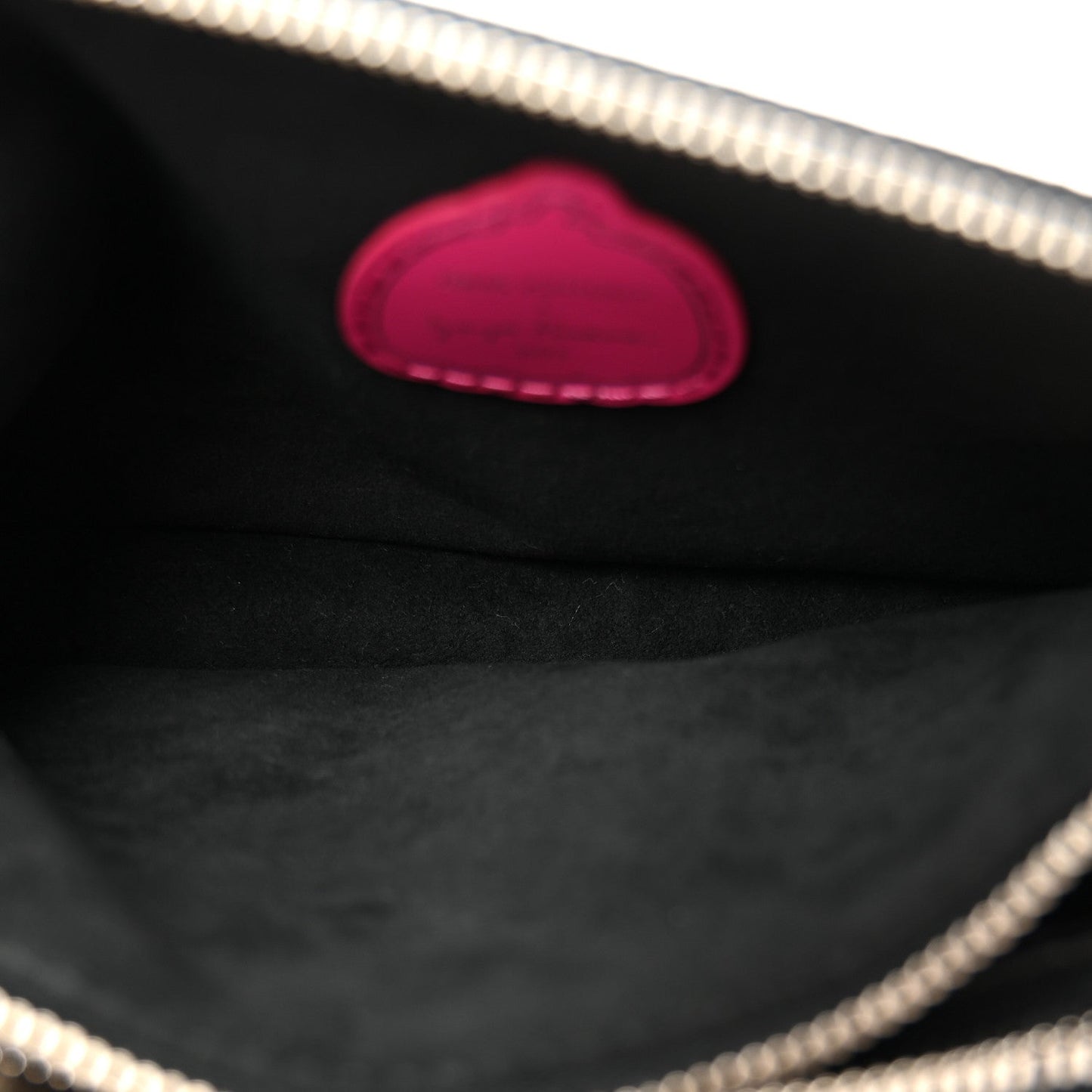 LV X YK Empreinte Multi Pochette Accessories Black Fuchsia